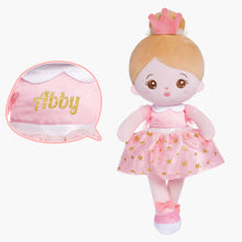 Carica l&#39;immagine nel visualizzatore di Gallery, Bambola Personalizzata Per Bambina In Peluche Pink Princess