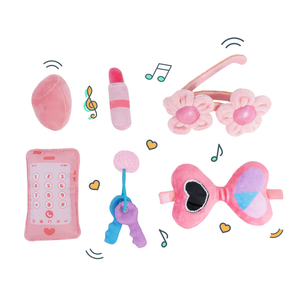 Giocattolo Sensoriale Personalizzato Baby First Plush Playset con Sonagli
