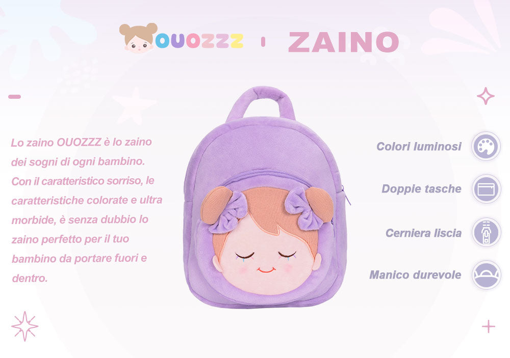 Zaino Viola Personalizzato