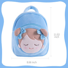 Carica l&#39;immagine nel visualizzatore di Gallery, OUOZZZ Personalized Plush Doll IRIS Blue Backpack