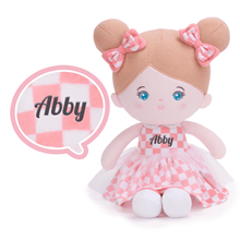 Carica l&#39;immagine nel visualizzatore di Gallery, OUOZZZ OUOZZZ Personalized Doll + Backpack Bundle Blue Eyes Doll / Only Doll