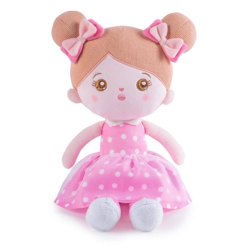 OUOZZZ Personalized Sweet Girl Plush Rag Baby Doll for Newborn Baby & Toddler