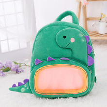 Carica l&#39;immagine nel visualizzatore di Gallery, OUOZZZ Personalized Green Dinosaur Plush Backpack