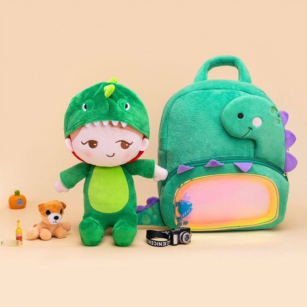 OUOZZZ OUOZZZ Personalized Doll + Backpack Bundle Dinosaur / With Backpack