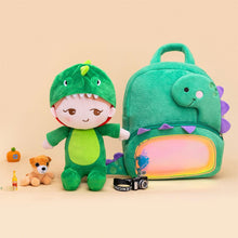 Carica l&#39;immagine nel visualizzatore di Gallery, OUOZZZ OUOZZZ Personalized Doll + Backpack Bundle Dinosaur / With Backpack