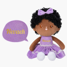 Carica l&#39;immagine nel visualizzatore di Gallery, OUOZZZ Personalized Deep Skin Tone Plush Curly Hair Baby Girl Doll Only Doll⭕️