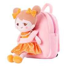 Carica l&#39;immagine nel visualizzatore di Gallery, OUOZZZ Personalized Pink Plush Backpack Orange🧡