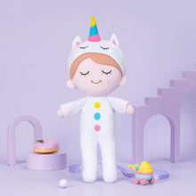 Carica l&#39;immagine nel visualizzatore di Gallery, OUOZZZ Personalized White Unicorn Pajamas Boy Doll