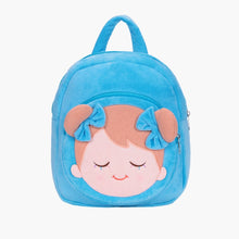 Carica l&#39;immagine nel visualizzatore di Gallery, OUOZZZ Personalized Blue Plush Backpack