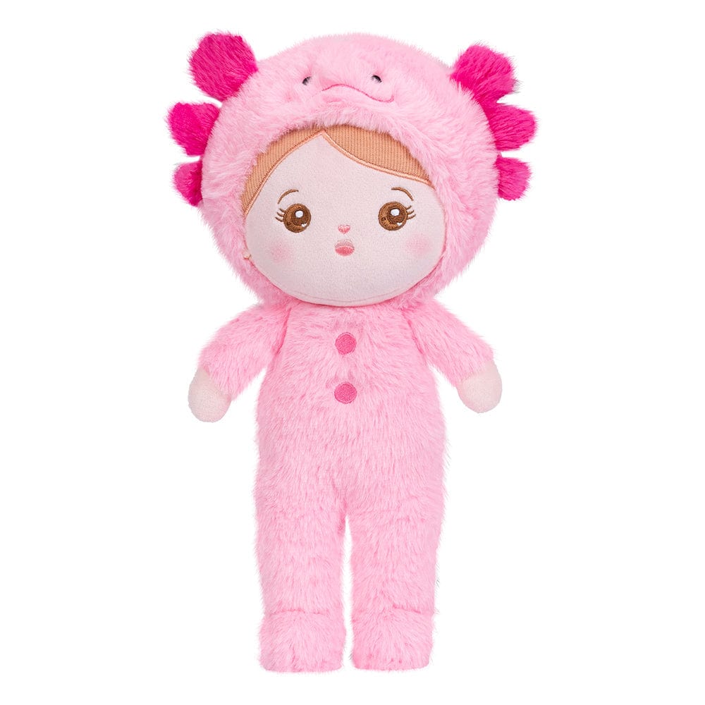 OUOZZZ Personalized Pink Newt Plush Baby Doll