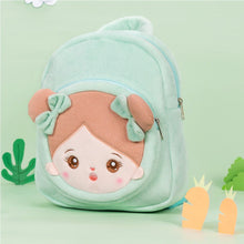 Carica l&#39;immagine nel visualizzatore di Gallery, OUOZZZ Personalized Green Plush Baby Backpack