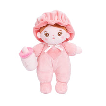 Carica l&#39;immagine nel visualizzatore di Gallery, Personalizedoll Personalized Pink Mini Plush Baby Girl Doll &amp; Gift Set With Bottle🍼