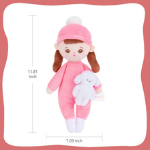 Carica l&#39;immagine nel visualizzatore di Gallery, OUOZZZ Personalized Pink Lite Plush Rag Baby Doll