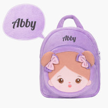 Carica l&#39;immagine nel visualizzatore di Gallery, OUOZZZ Personalized Sweet Girl Purple Backpack Only Backpack
