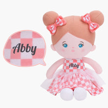 Carica l&#39;immagine nel visualizzatore di Gallery, OUOZZZ Personalized Pink Blue Eyes Girl Plush Rag Baby Doll Only Doll⭕️