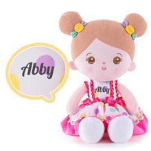 Carica l&#39;immagine nel visualizzatore di Gallery, OUOZZZ Personalized Abby Sweet Girl Plush Doll - 8 Color Pink Polka Dot