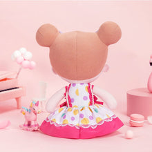 Carica l&#39;immagine nel visualizzatore di Gallery, OUOZZZ Personalized Pink Polka Dot Skirt Plush Rag Baby Doll