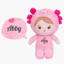 Carica l&#39;immagine nel visualizzatore di Gallery, OUOZZZ Personalized Pink Newt Plush Baby Doll Only Doll