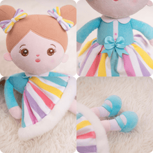 Carica l&#39;immagine nel visualizzatore di Gallery, OUOZZZ Personalized Sweet Girl Rainbow Plush Doll