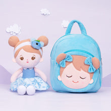 Carica l&#39;immagine nel visualizzatore di Gallery, OUOZZZ Personalized Blue Koala Plush Baby Girl Doll With Backpack🎒