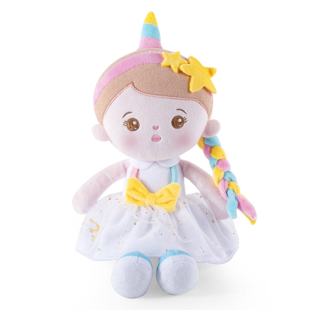 OUOZZZ Personalized Unicorn Sagittarius Plush Rag Baby Doll for Newborn Baby & Toddler