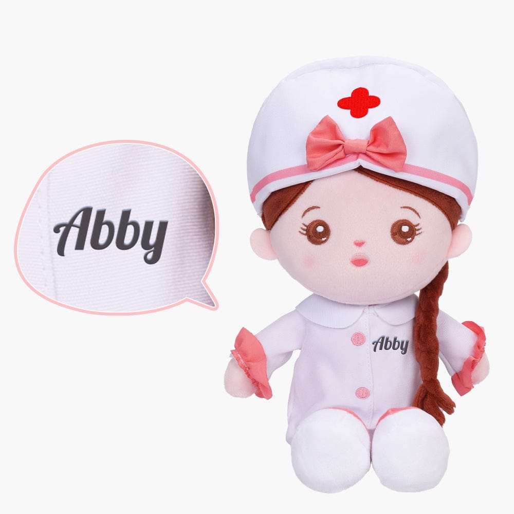 OUOZZZ Personalized Nurse Plush Baby Girl Doll Only Doll⭕️