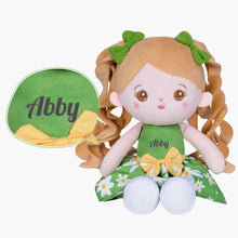 Carica l&#39;immagine nel visualizzatore di Gallery, Bambola di Peluche Abby Sweet Girl Personalizzata