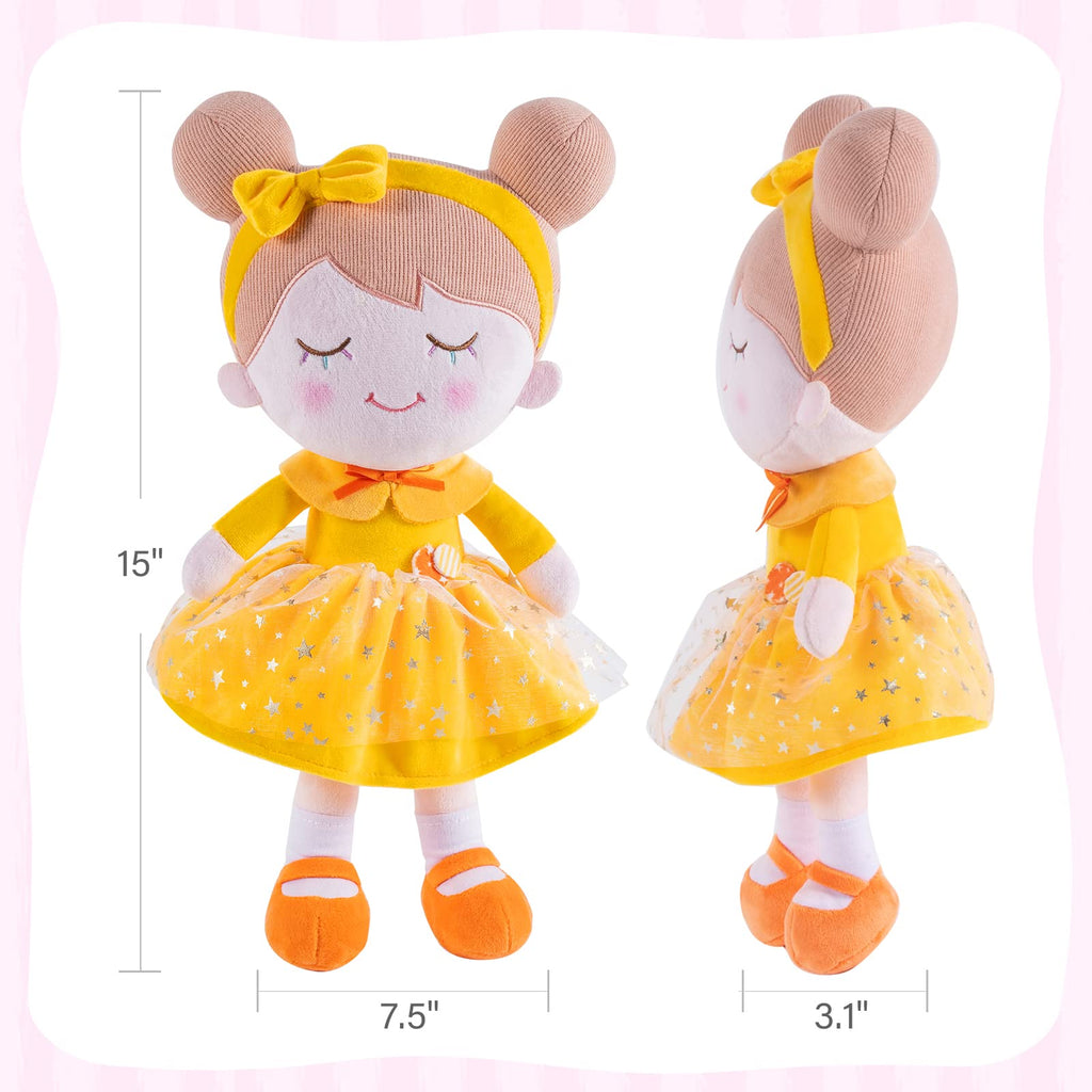OUOZZZ Personalized Yellow Plush Doll