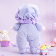 Carica l&#39;immagine nel visualizzatore di Gallery, OUOZZZ Personalized Purple Mini Plush Rag Baby Doll