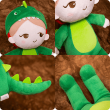 Carica l&#39;immagine nel visualizzatore di Gallery, OUOZZZ Personalized Green Dinosaur Doll
