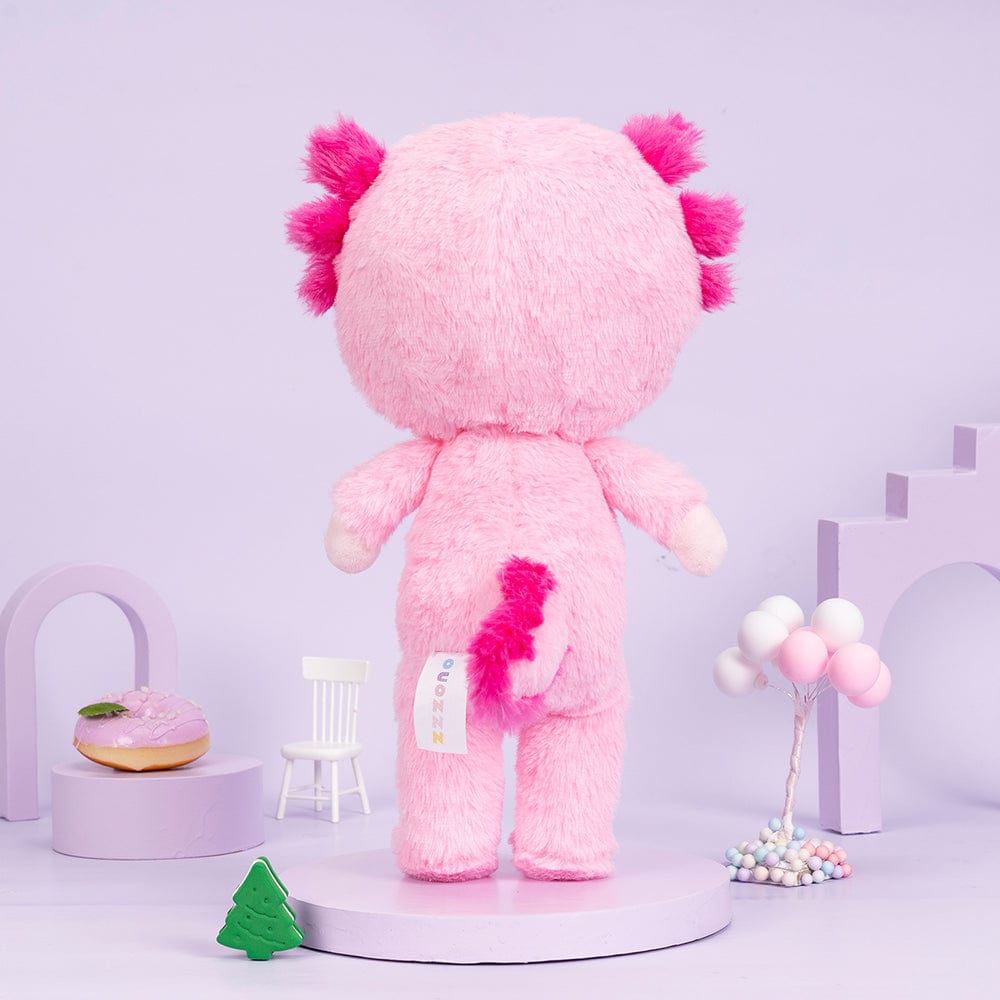 OUOZZZ Personalized Pink Newt Plush Baby Doll