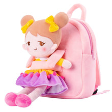 Carica l&#39;immagine nel visualizzatore di Gallery, OUOZZZ Personalized Pink Plush Backpack Yellow🍋