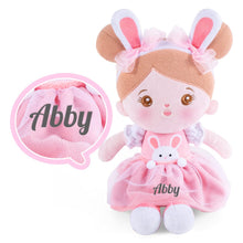 Carica l&#39;immagine nel visualizzatore di Gallery, OUOZZZ Personalized Abby Sweet Girl Plush Doll - 8 Color